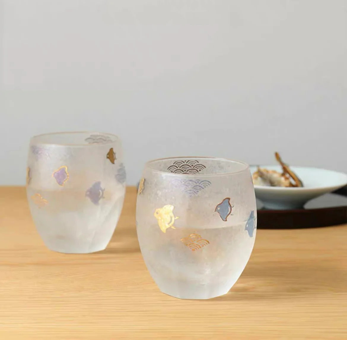 Aderia Creative Frosted Short Beer Glass - Image 3