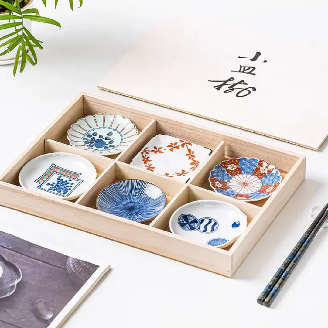 Arita Ware Blue & White Bean Soy Dish