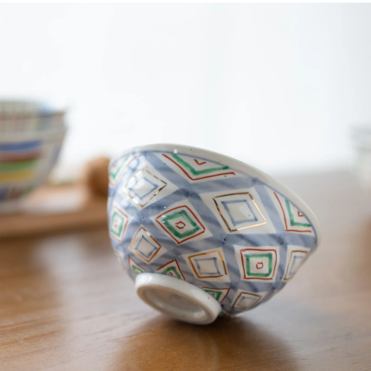 Arita Ware Hand-Painted Floral Rice Bowl – Housewarming Gift - Image 13