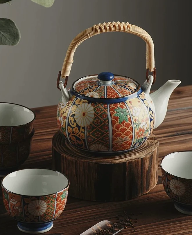 Arita-Yaki Imari Series Handcrafted Japanese Ceramic Tea Cup Gift Set - Image 13