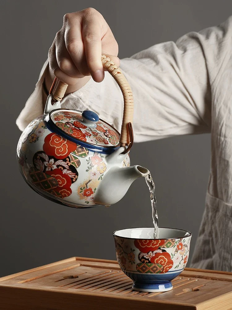 Arita-Yaki Imari Series Handcrafted Japanese Ceramic Tea Cup Gift Set - Image 16