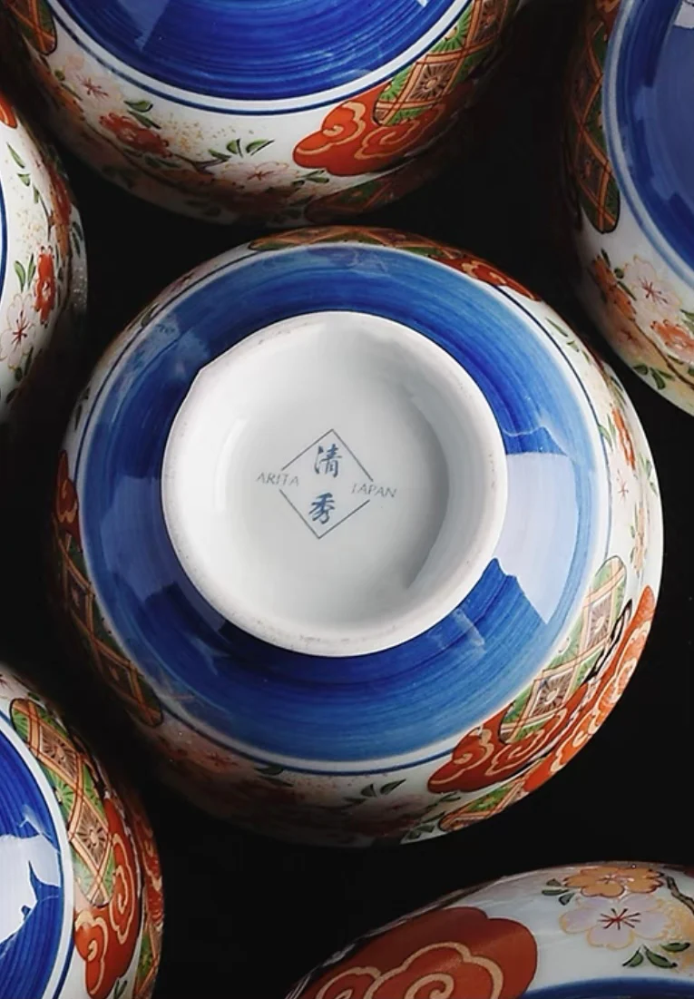 Arita-Yaki Imari Series Handcrafted Japanese Ceramic Tea Cup Gift Set - Image 5