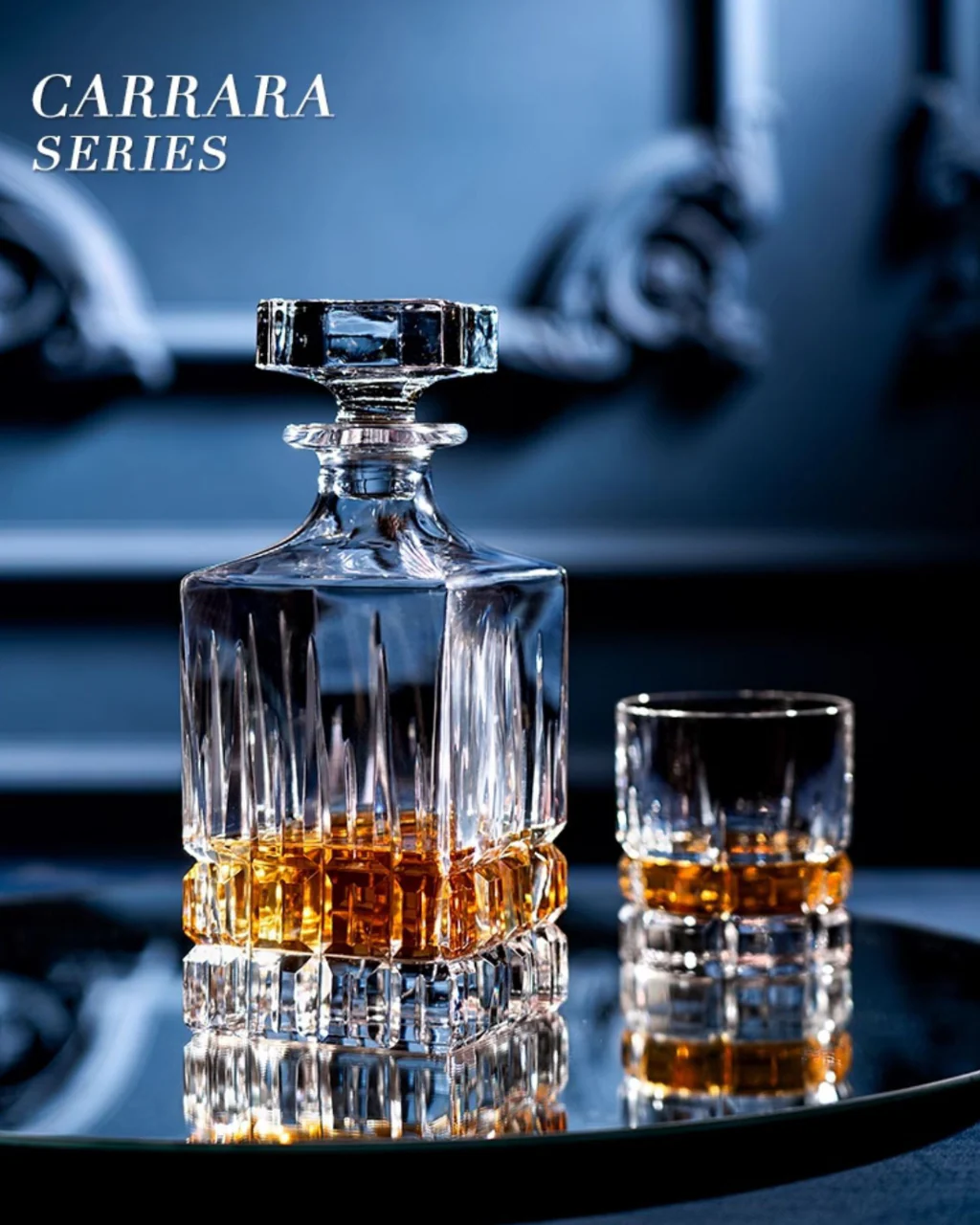 DaVinci Handcrafted Crystal Glass Decanter Set - Image 8