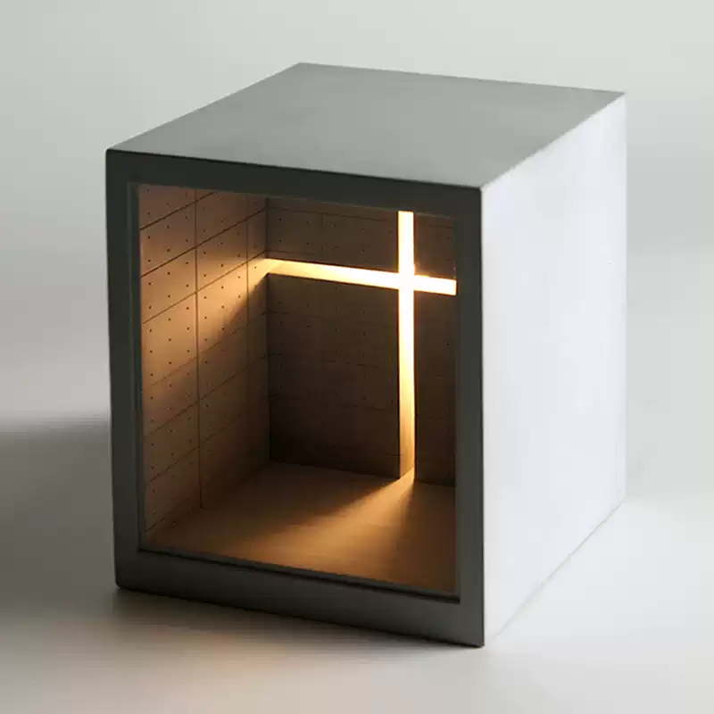 Deisoukoku Church of Light Concrete Table Lamp - Image 5