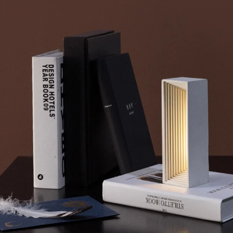 Deisoukoku Stairway of Light Concrete Table Lamp - Image 5