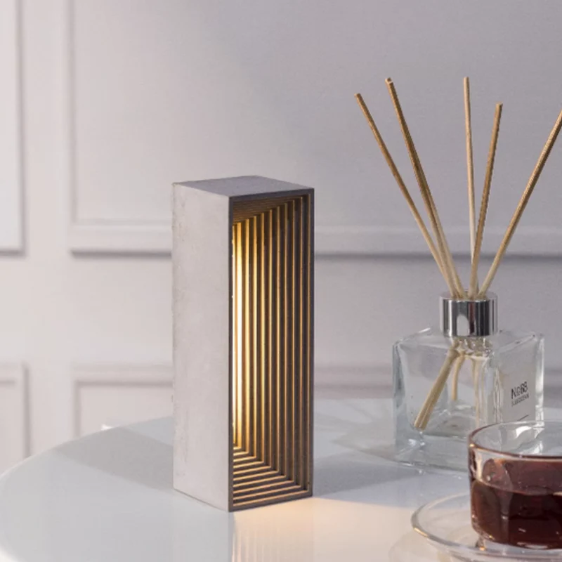 Deisoukoku Stairway of Light Concrete Table Lamp - Image 7