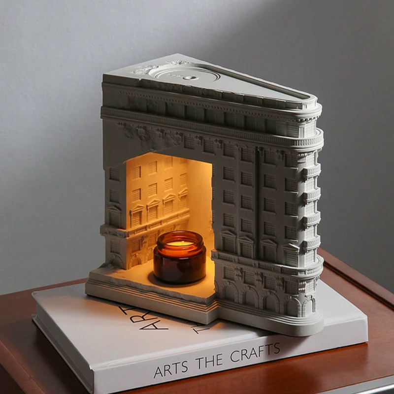 Deisoukoku Wukang Building Concrete Candle Warmer Lamp - Image 2