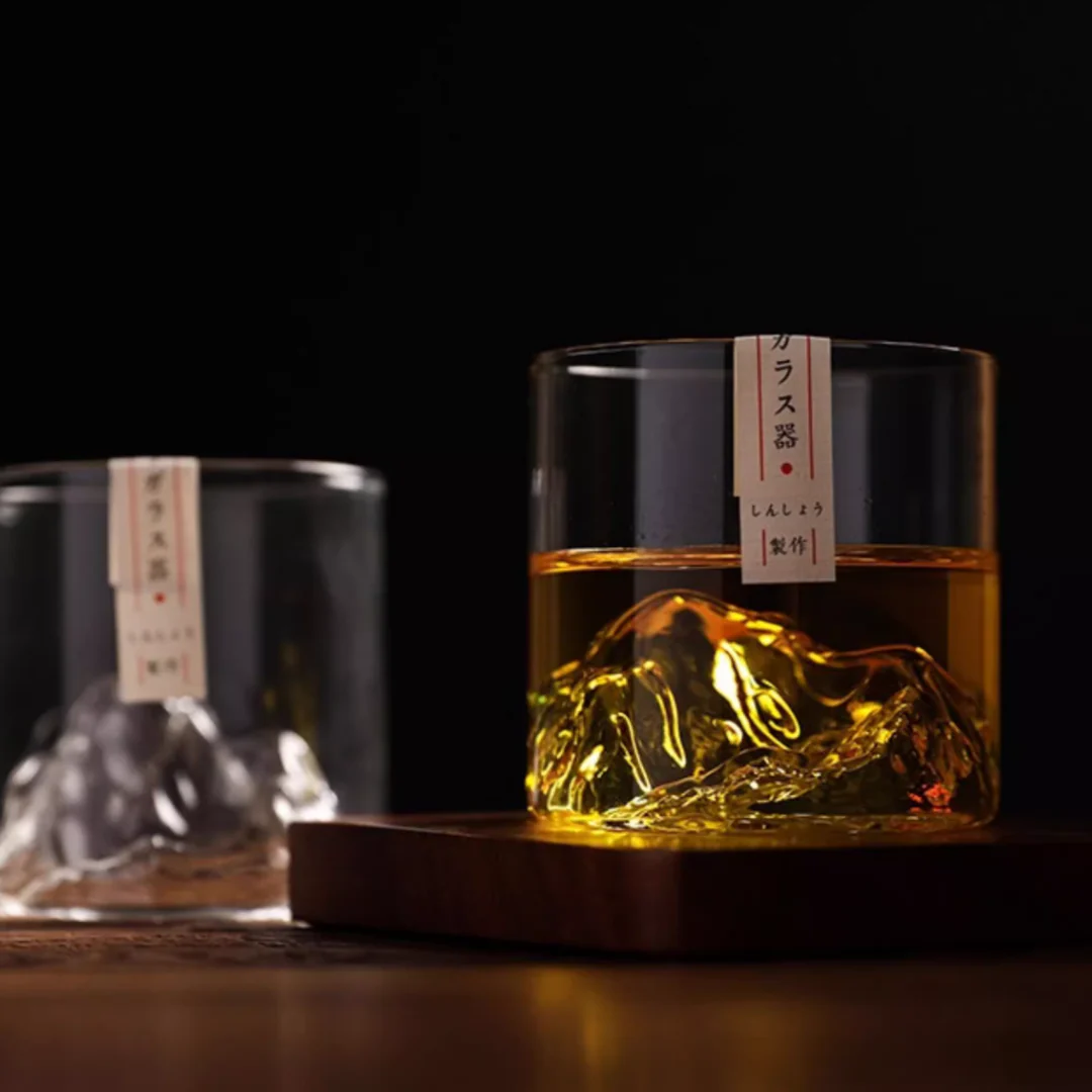 Edo Glass Handcrafted Iceberg Whisky Glass - Image 5