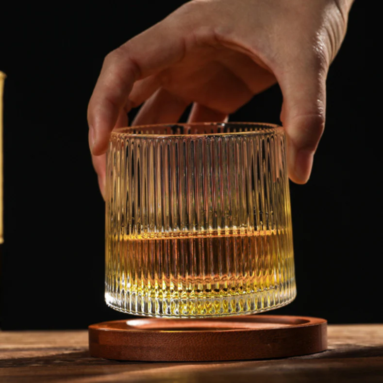 Edo Glass Handcrafted Self-Rotating Whisky Glass - Image 10