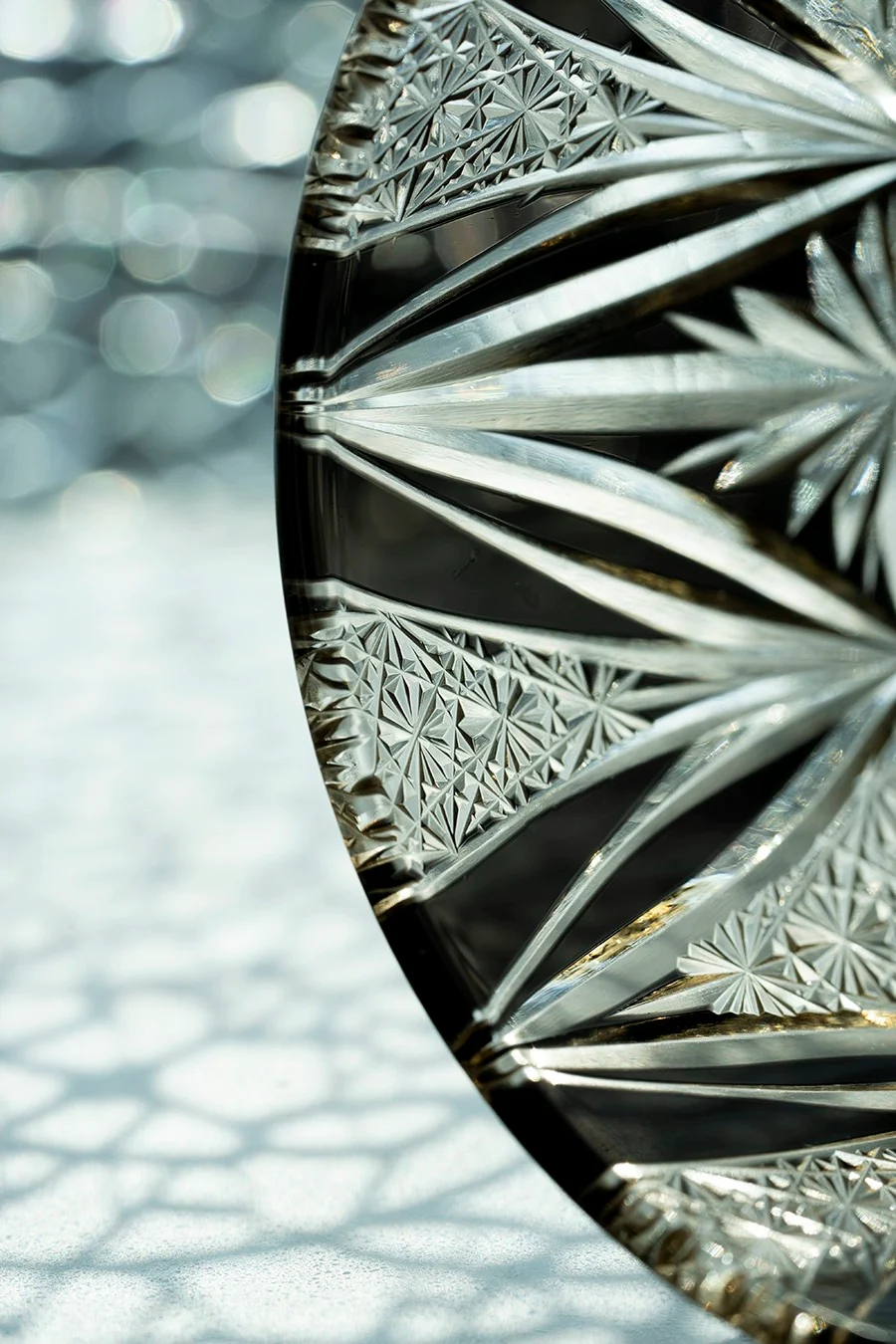 Edo Kiriko Hand-Carved Brocade Whiskey Glass - Image 6