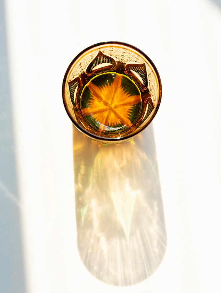 Edo Kiriko Hand-Carved Candle Flame Whiskey Glass - Image 8