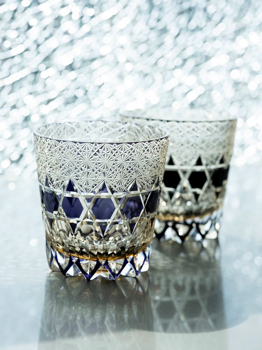 Edo Kiriko Hand-Carved Fluorite Whisky Glass - Image 7