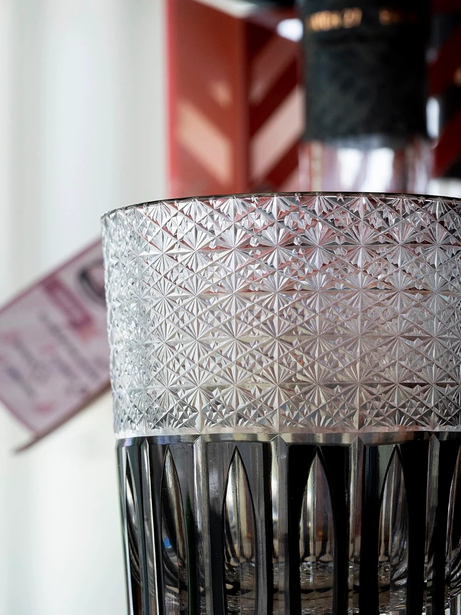 Edo Kiriko Hand-Carved Rainy Night Whiskey Glass - Image 6
