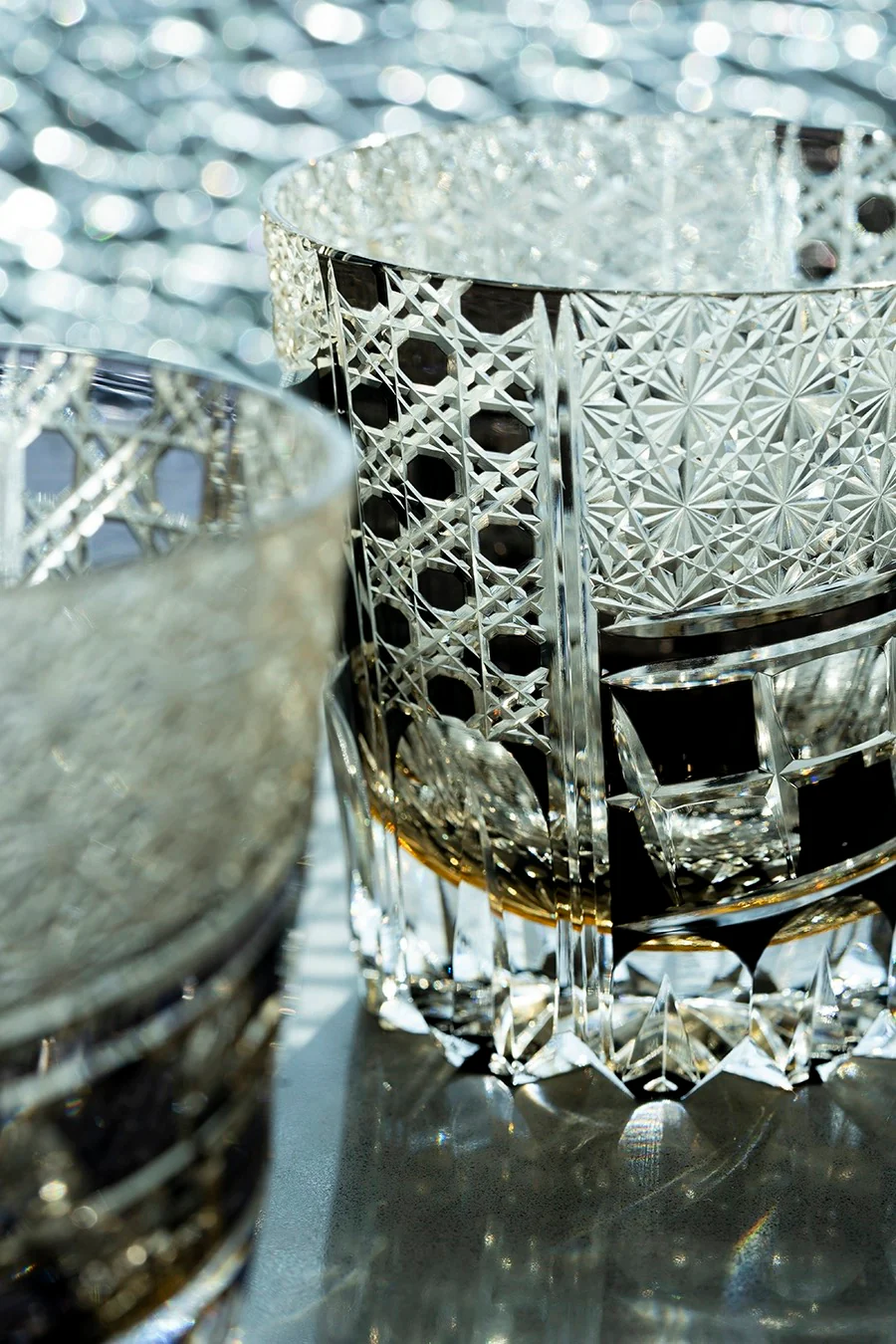 Edo Kiriko Hand-Carved Ryumoku Glass - Image 4