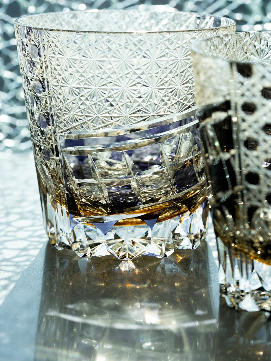 Edo Kiriko Hand-Carved Ryumoku Glass - Image 6