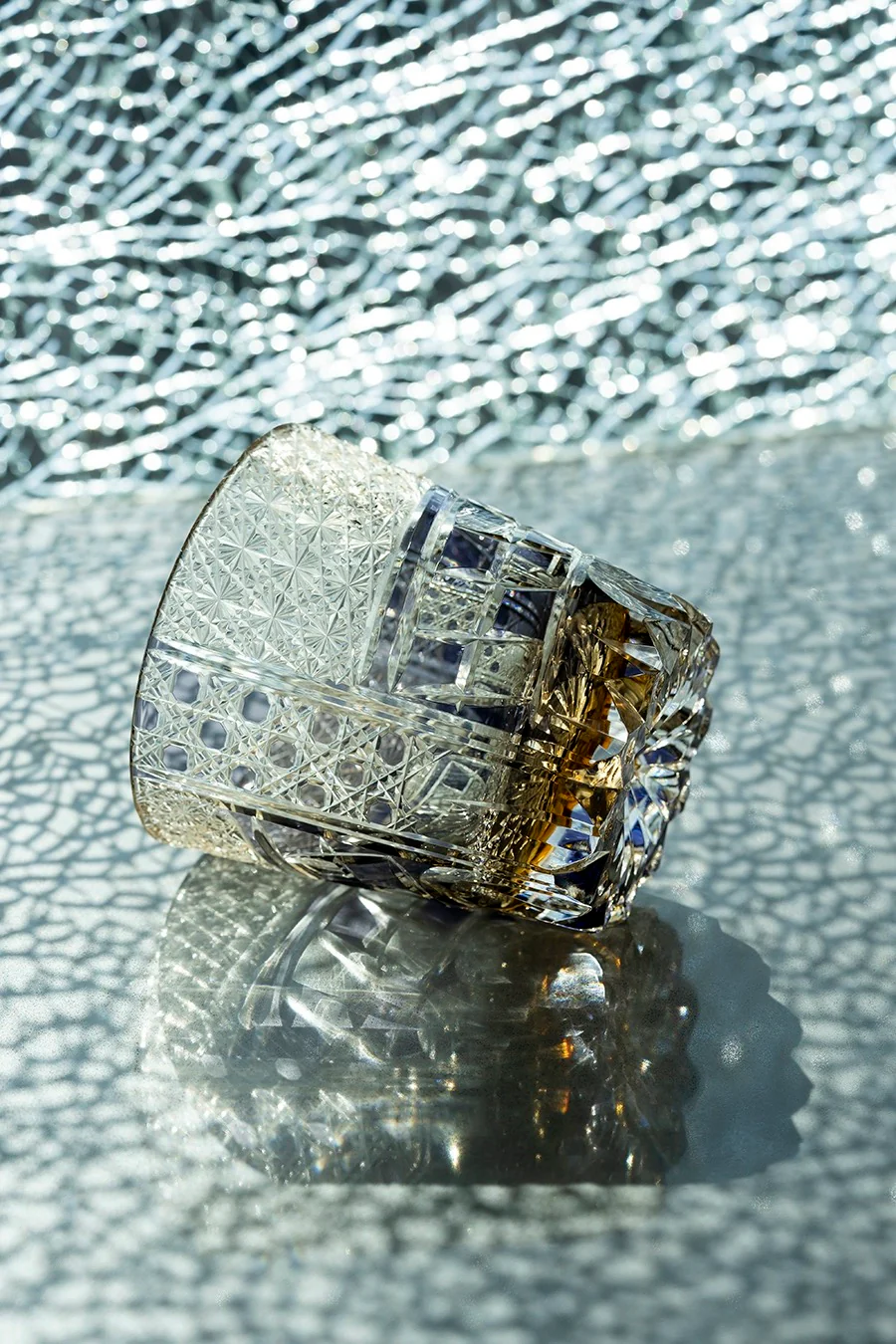 Edo Kiriko Hand-Carved Ryumoku Glass - Image 8