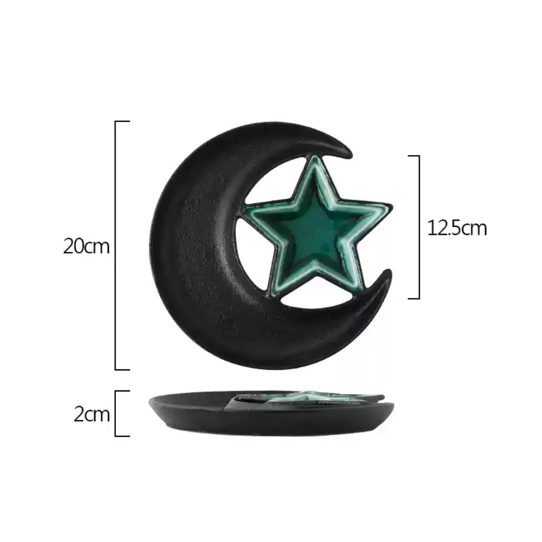 Fukutora Ware Star & Moon Plate - Image 10