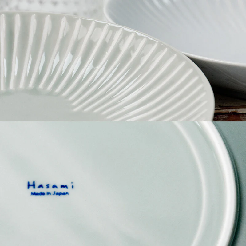 Hasami Ware Flower Fuwari Plate Pair Set - Image 4
