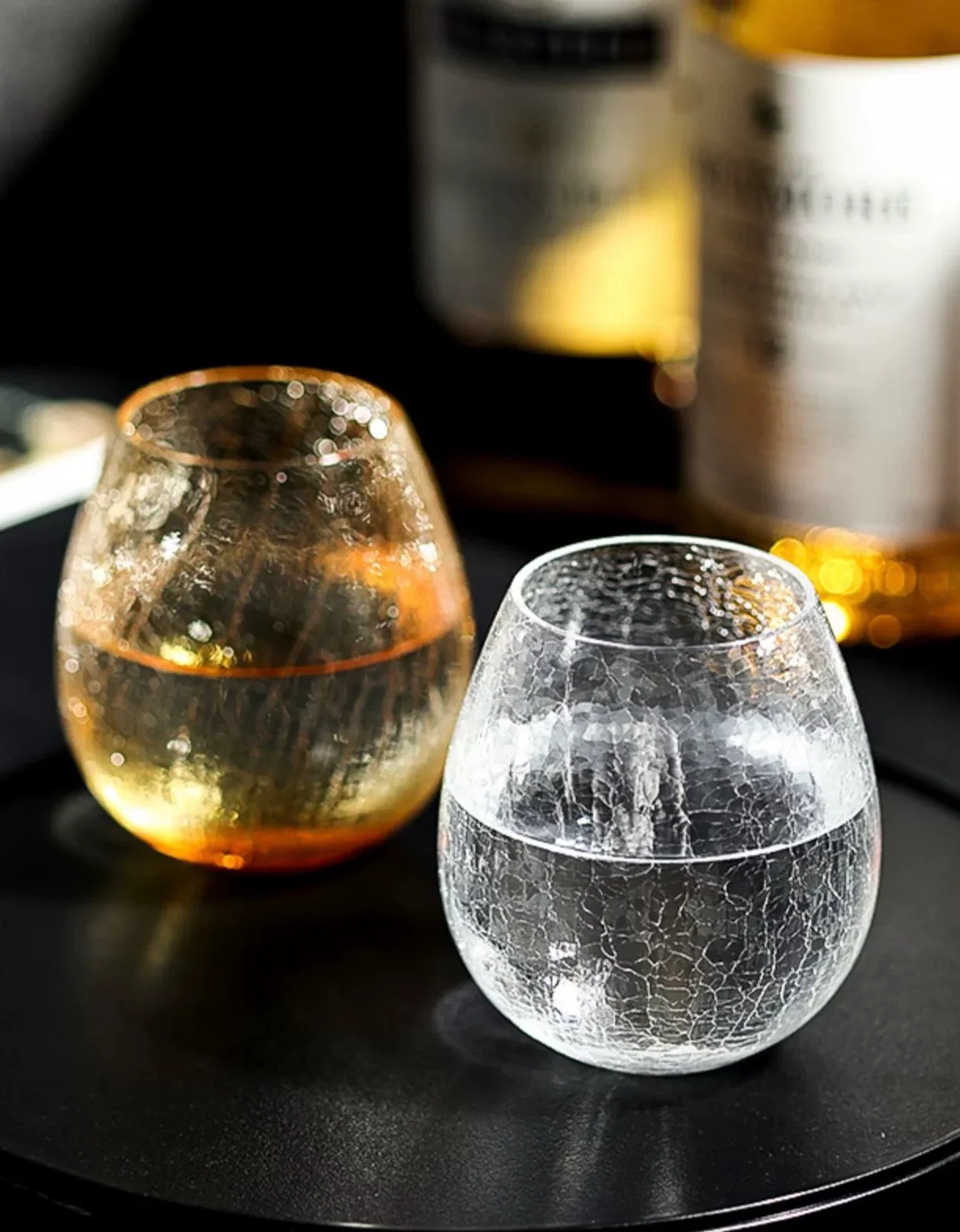 Hirota Glass Crackle Pattern Whisky Glass - Image 8