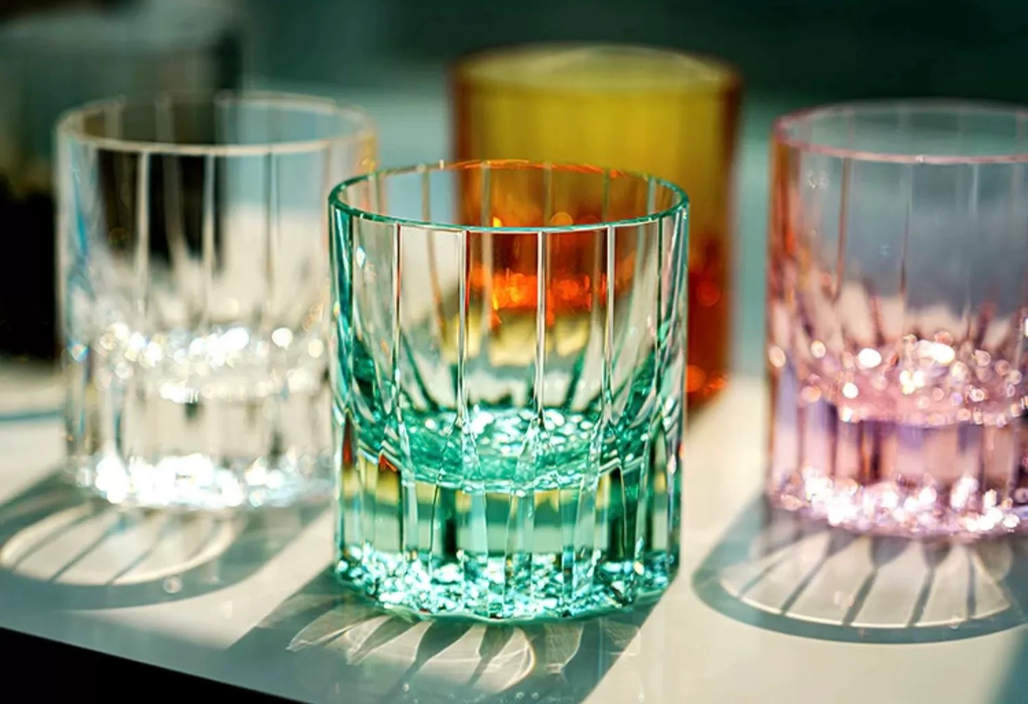 Edo Kiriko Starburst Crystal Whiskey Glass - Image 8