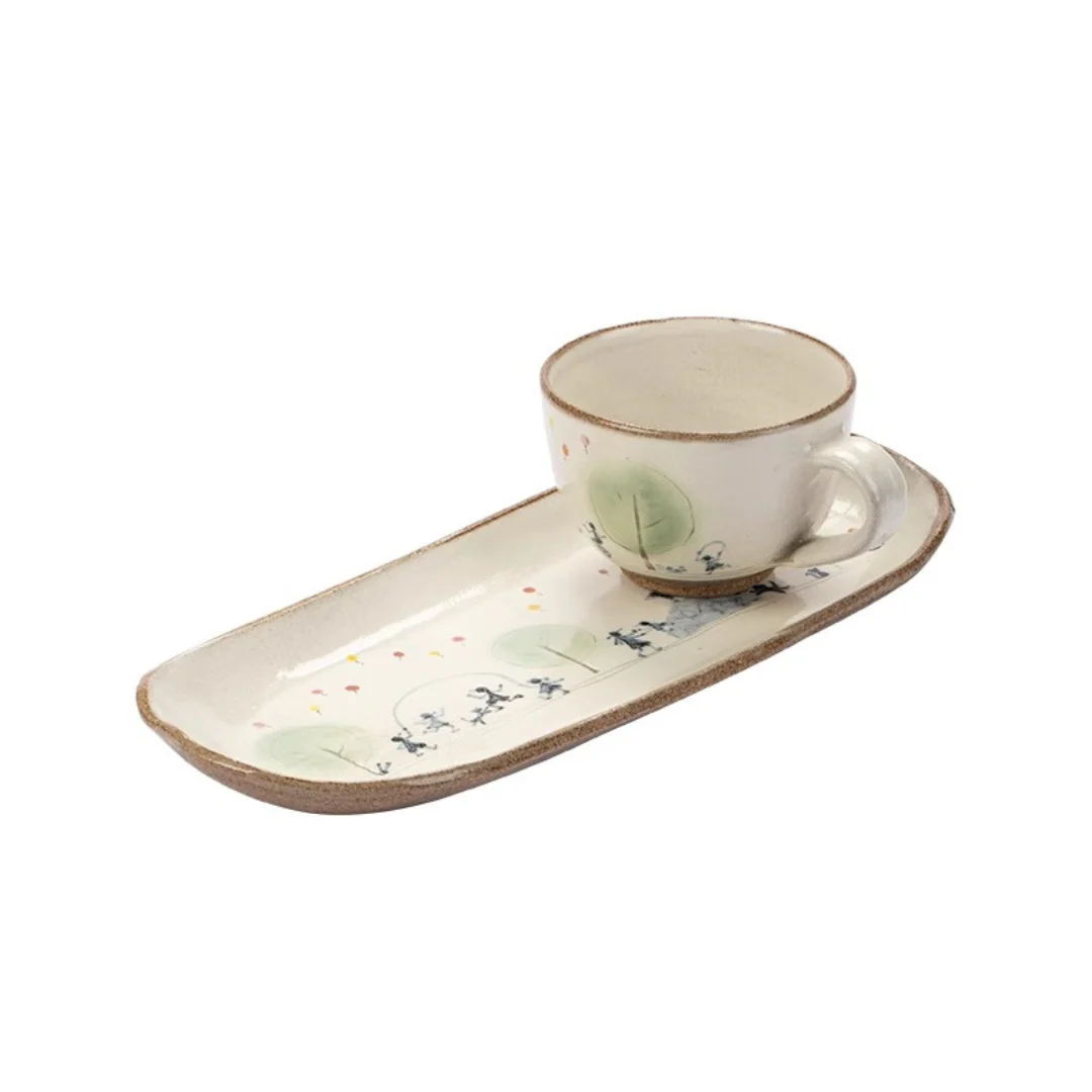 Kasama Ware Hand-Painted Countryside Teapot Set – Multi-Use for Tea & Coffee - Image 10