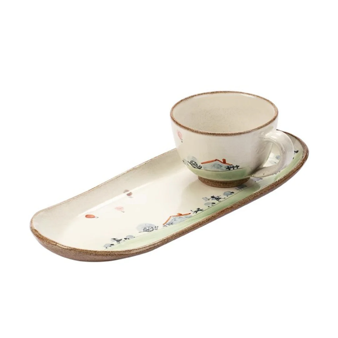Kasama Ware Hand-Painted Countryside Teapot Set – Multi-Use for Tea & Coffee - Image 11