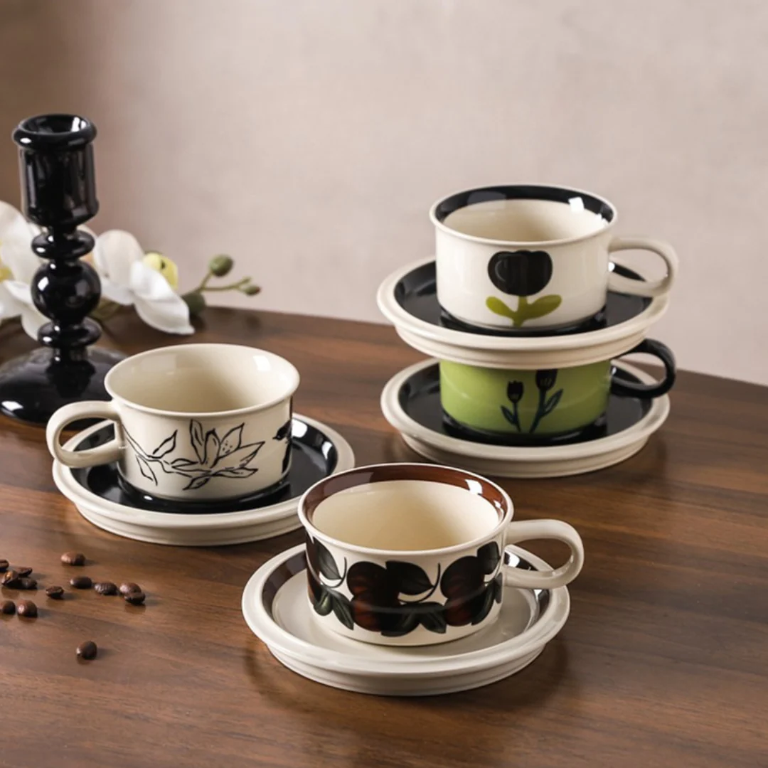 Kawasimaya Vintage Floral Coffee Mug Wedding Gift Set - Image 5