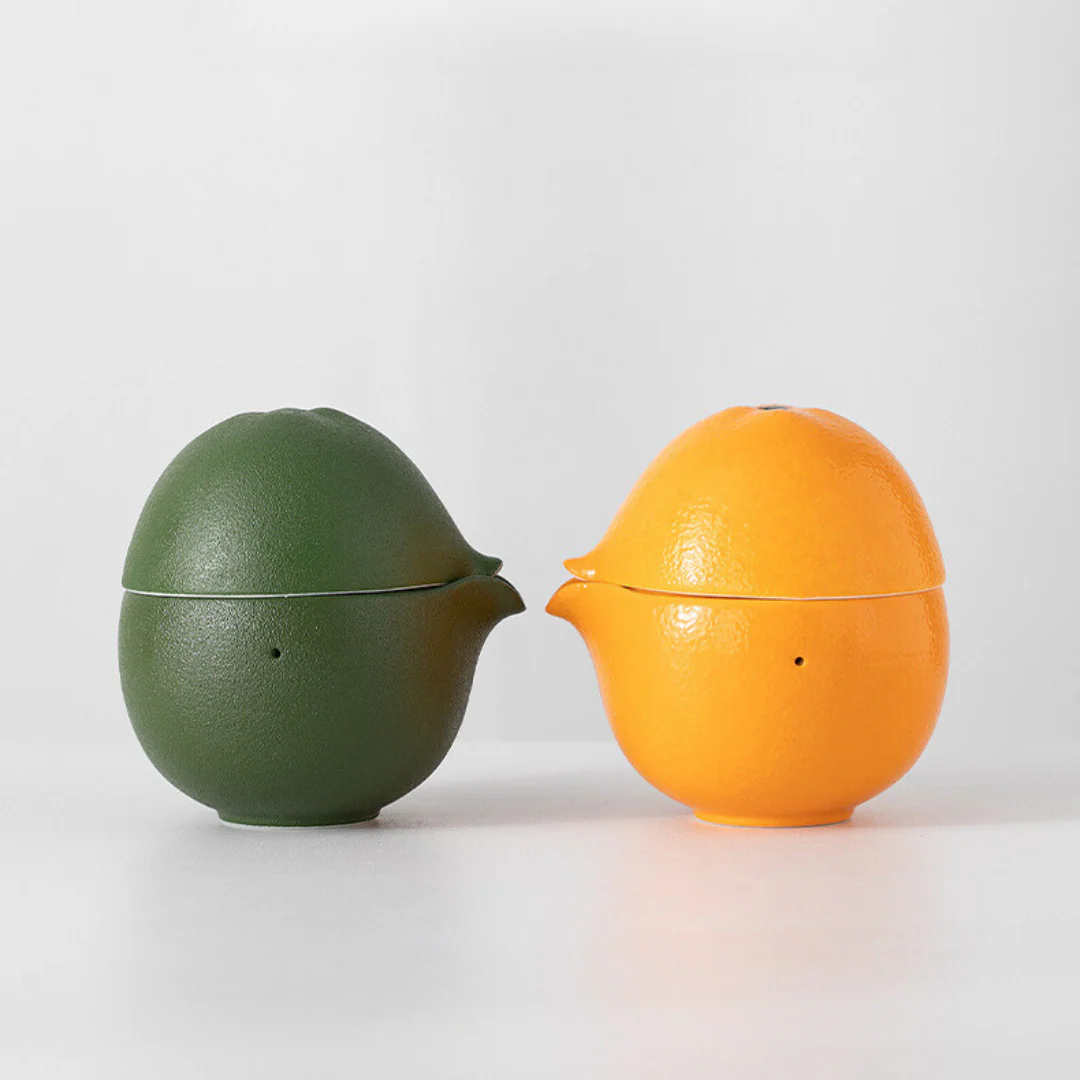 Kishi Orange Portable Tea Set - Image 5
