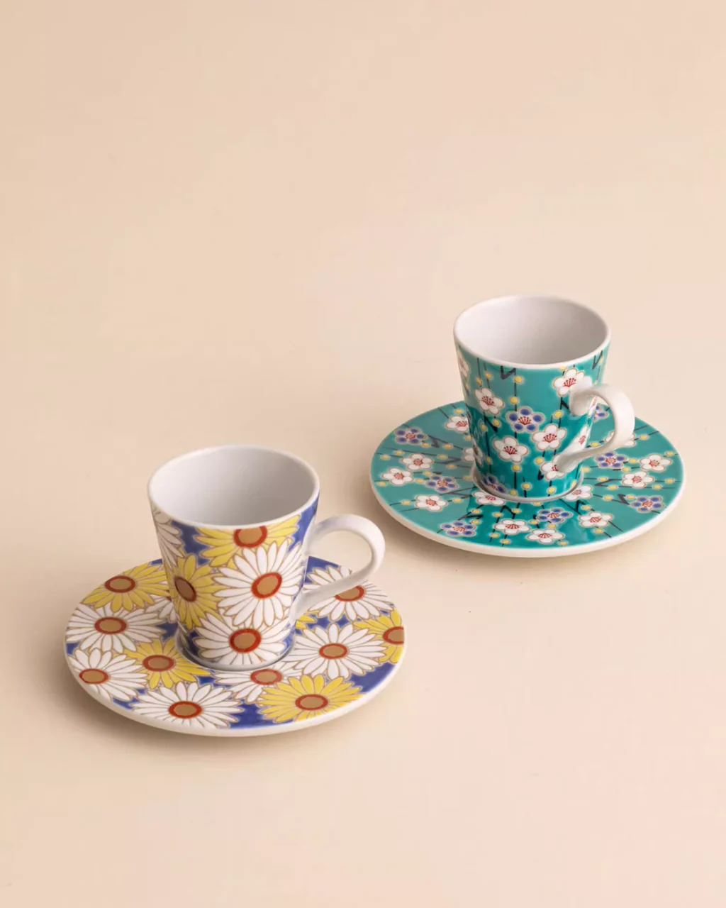 Kutani Ware Imperial Floral Coffee Cup - Image 3