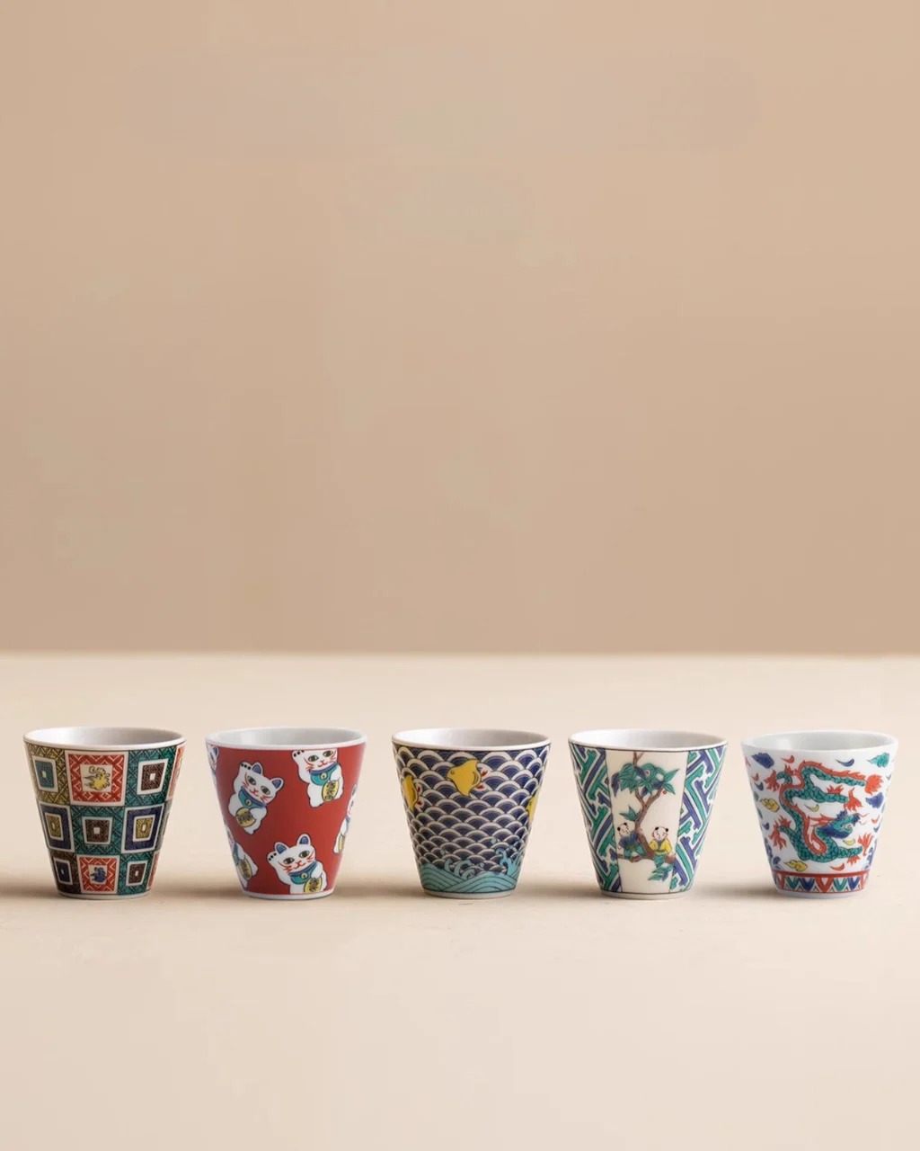 Kutani Ware Traditional Hand-Painted Gongfu Tea Set β Gift Box Edition - Image 13