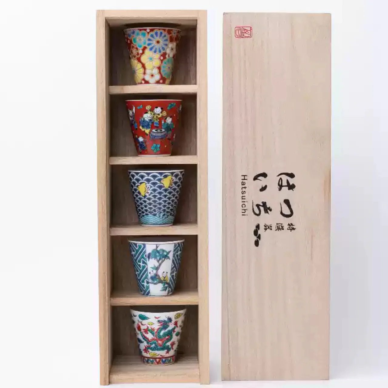 Kutani Ware Traditional Hand-Painted Gongfu Tea Set β Gift Box Edition - Image 17