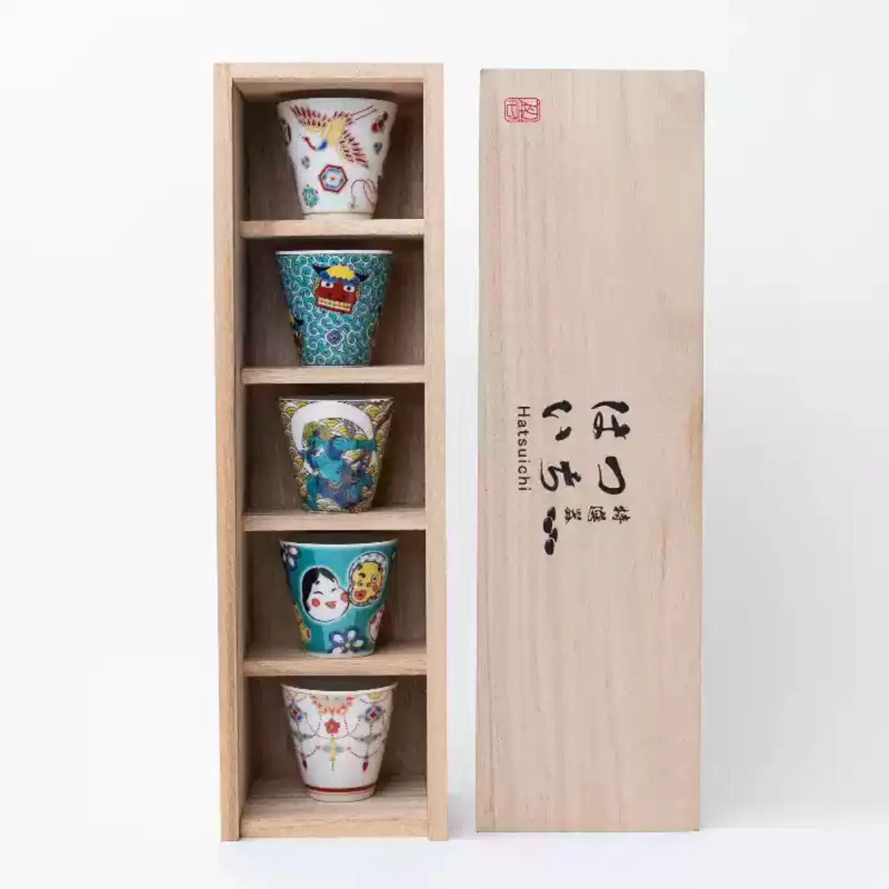 Kutani Ware Traditional Hand-Painted Gongfu Tea Set β Gift Box Edition - Image 18