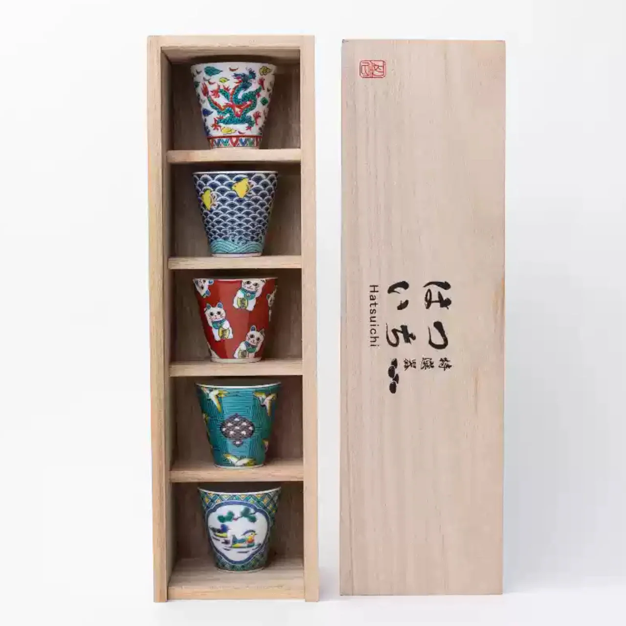 Kutani Ware Traditional Hand-Painted Gongfu Tea Set β Gift Box Edition - Image 21