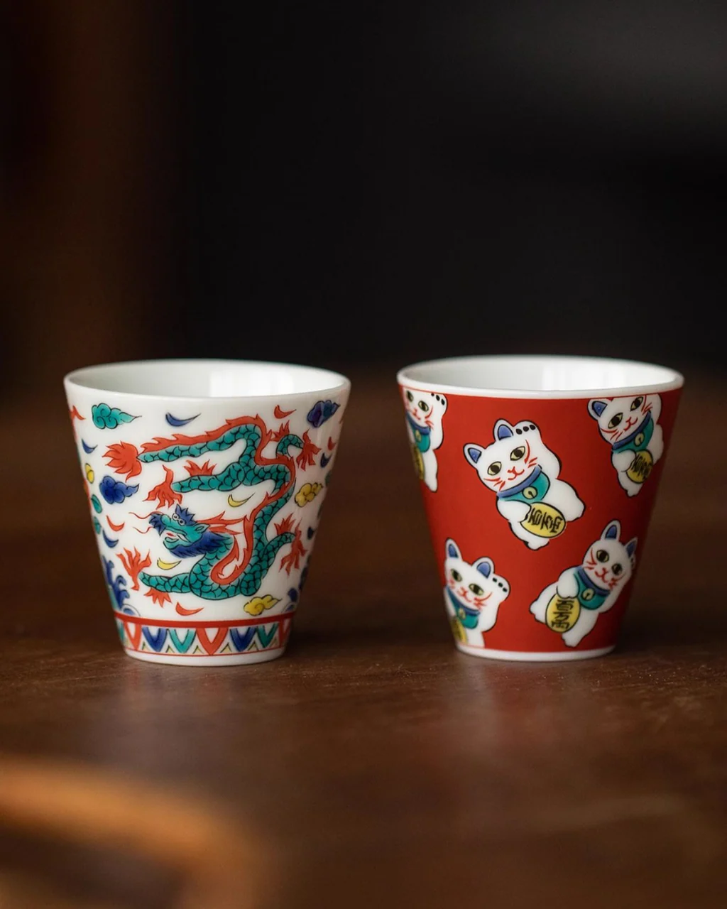 Kutani Ware Traditional Hand-Painted Gongfu Tea Set β Gift Box Edition - Image 3