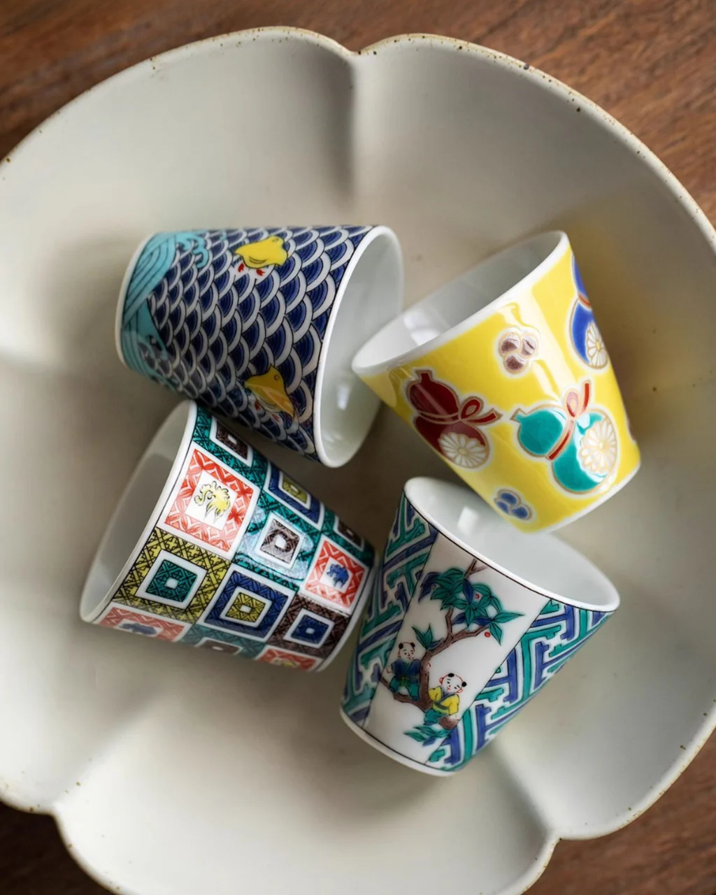 Kutani Ware Traditional Hand-Painted Gongfu Tea Set β Gift Box Edition - Image 7