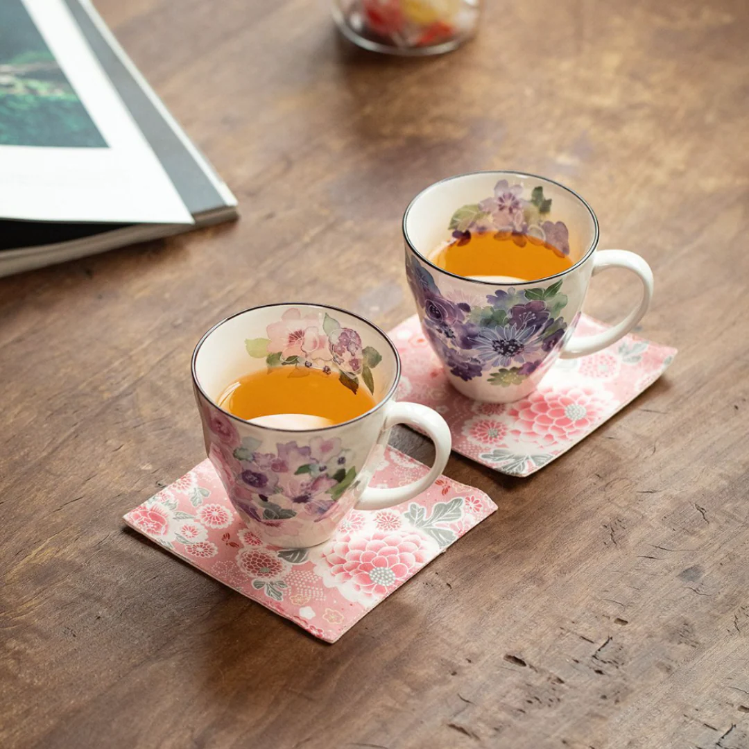 Mino Ware Floral Series Mug Gift Set - Image 10