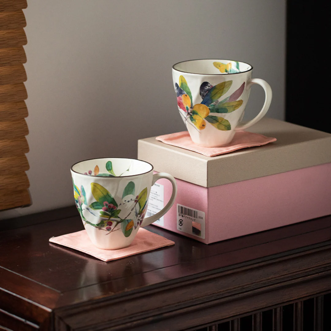 Mino Ware Floral Series Mug Gift Set - Image 4