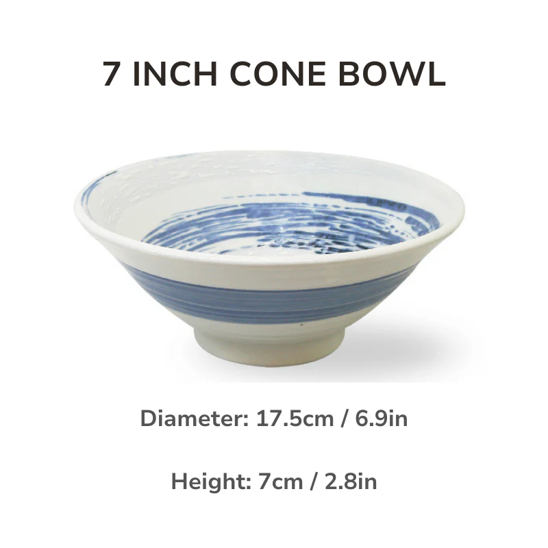 Mino Ware Funshuki Seiryuu Series Underglaze Bowl and Plate Set - Image 18