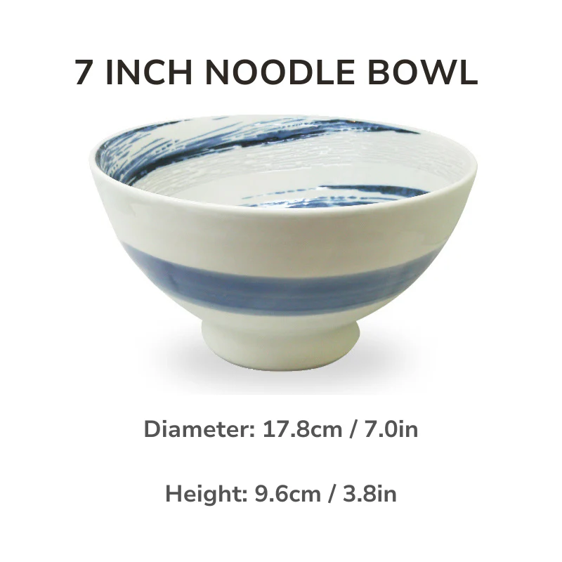 Mino Ware Funshuki Seiryuu Series Underglaze Bowl and Plate Set - Image 19