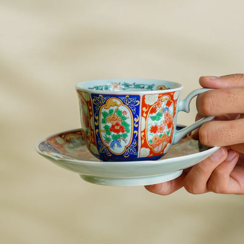 Mino Ware Ko-Imari Coffee Cup Gift Set - Image 16