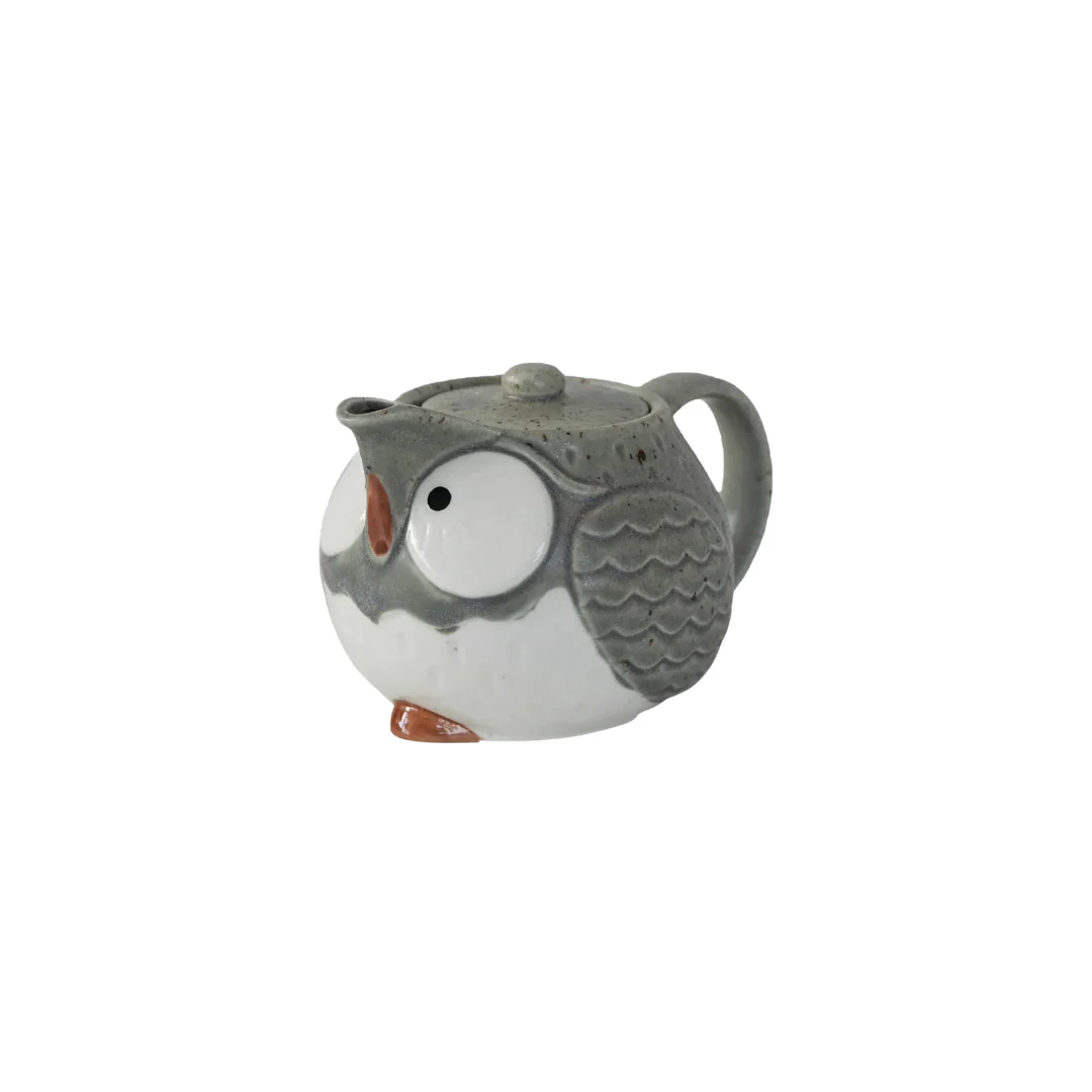 Mino Ware Owl Tea Set - Image 8