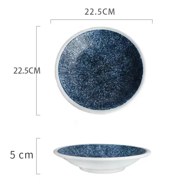 Mino Ware Rustic Vintage Ceramic Plate - Image 20