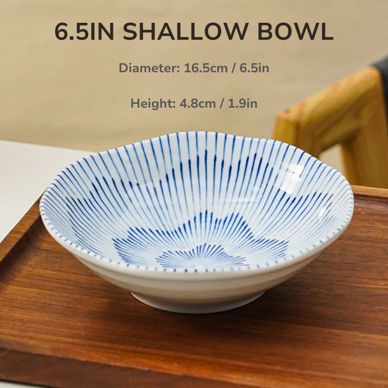 Mino Ware Sakura Tokusa Series Bowl and Plate Set - Image 12