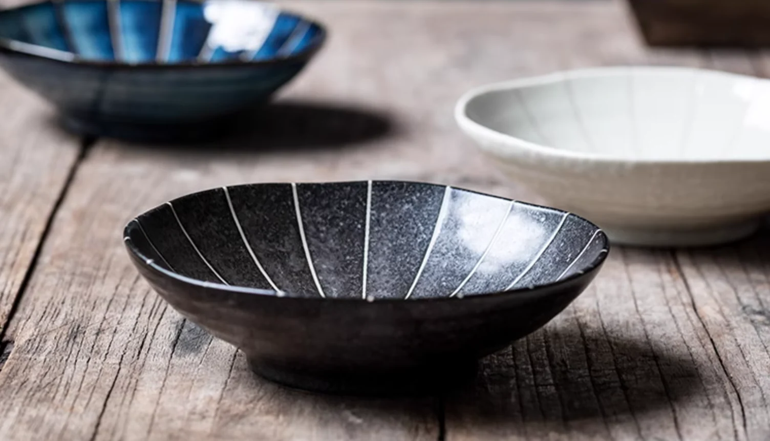 Mino Ware Underglaze Tokusa Plate - Image 12