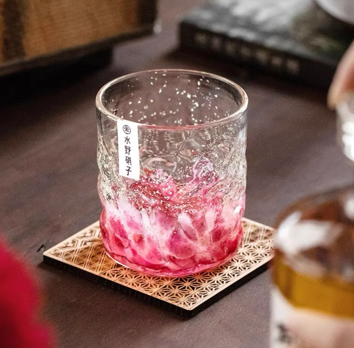 Mizuno Glass Starry Night Glow Whisky Glass - Image 3