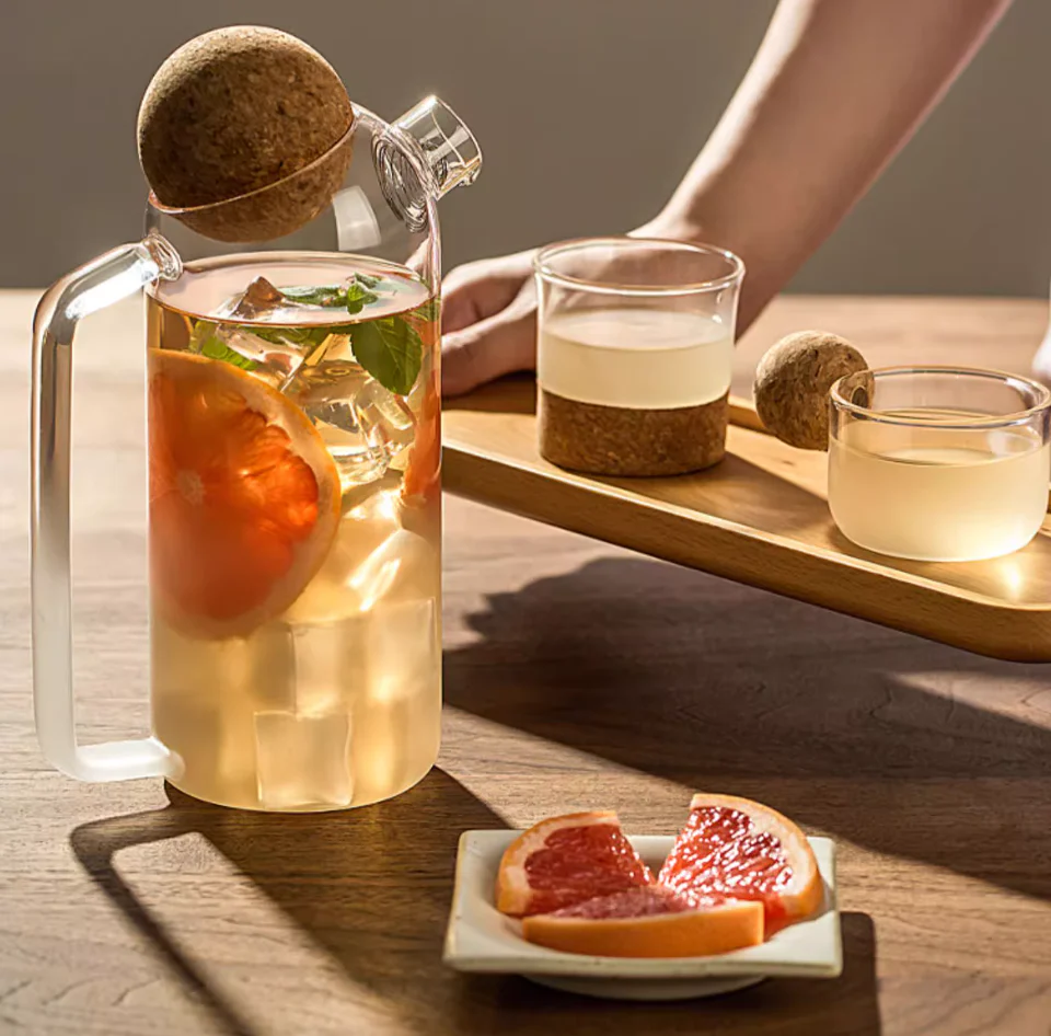 Mokushou Creative Glass Tea Set - Image 2