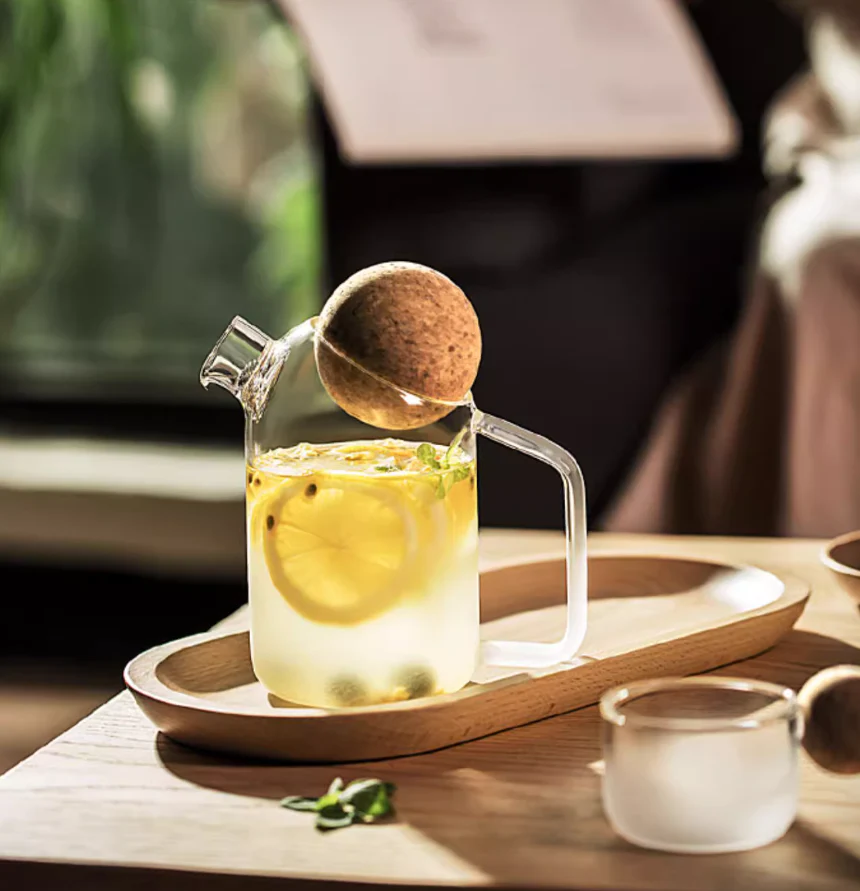 Mokushou Creative Glass Tea Set - Image 4