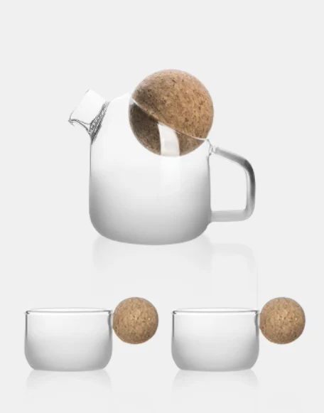 Mokushou Creative Glass Tea Set - Image 8