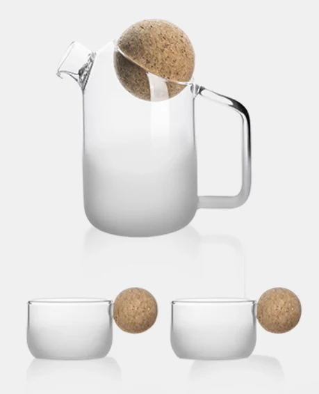 Mokushou Creative Glass Tea Set - Image 9