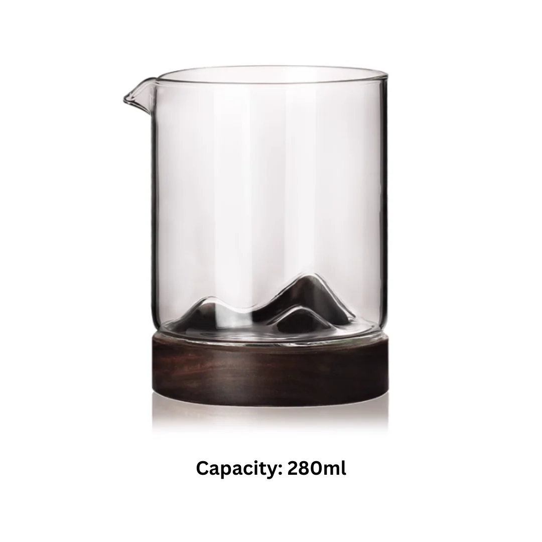 Mokushou Mountain Range Glass Tea Cup - Image 18